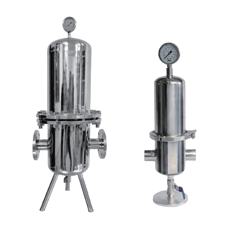 Microfiltração estéril de aço inoxidável Filtro de ar comprimido para salas limpas